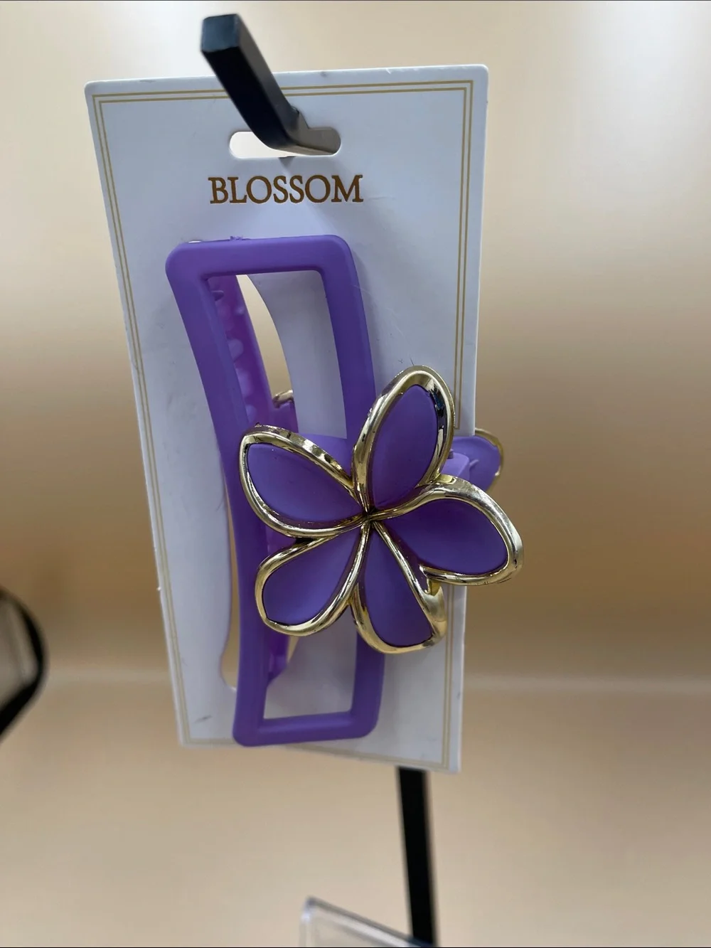 Blossom Flower Hair Accessory nice quality in Purple